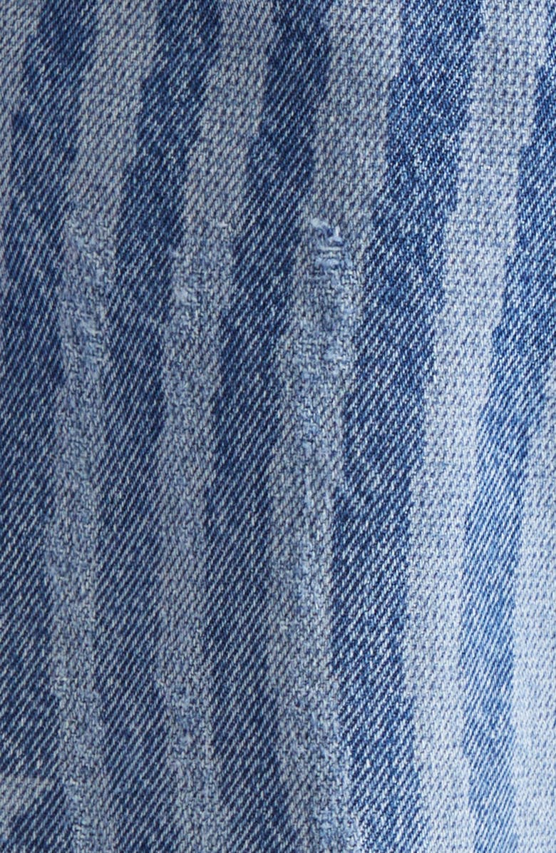 Alexander Wang Float Stars & Stripes Straight Leg Jeans, Alternate, color, Vintage Medium Indigo