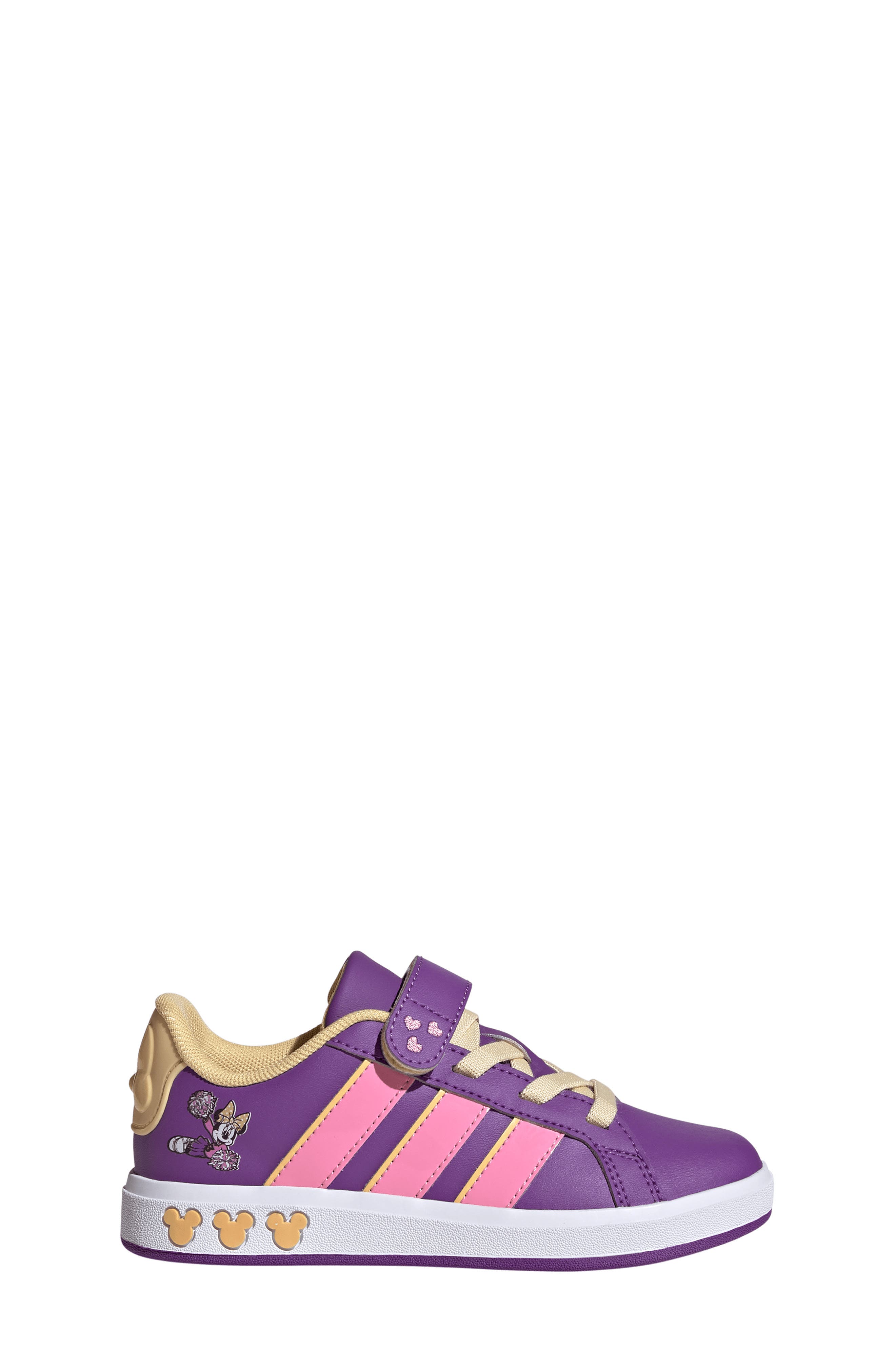 x Marvel Kids' Grand Court Sneaker, Alternate, color, PURPLE/ ST TROPIC BLOOM/ WHITE