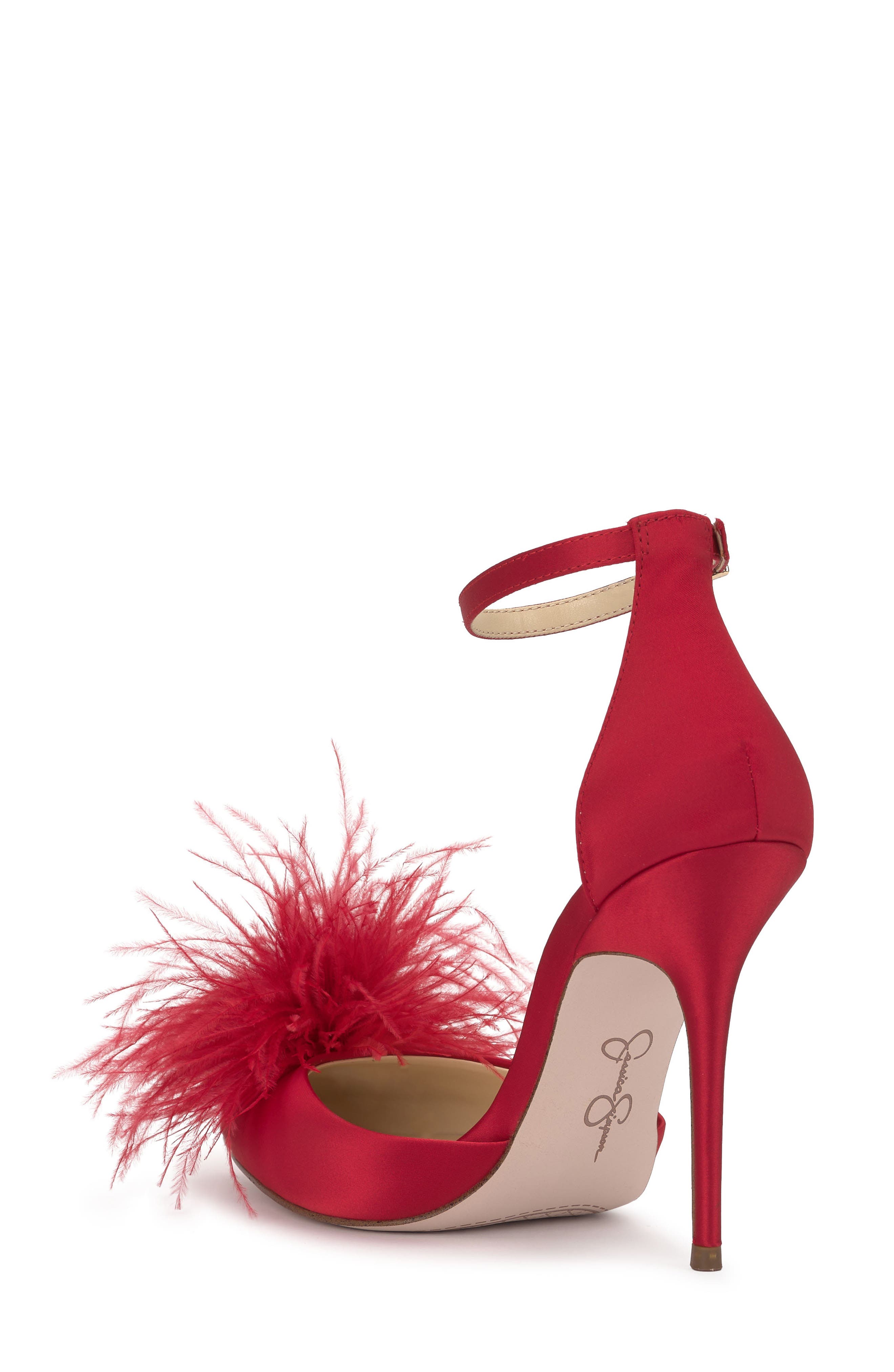 Jessica Simpson Wolistie Pompom Stiletto Sandal (Women) | Nordstromrack