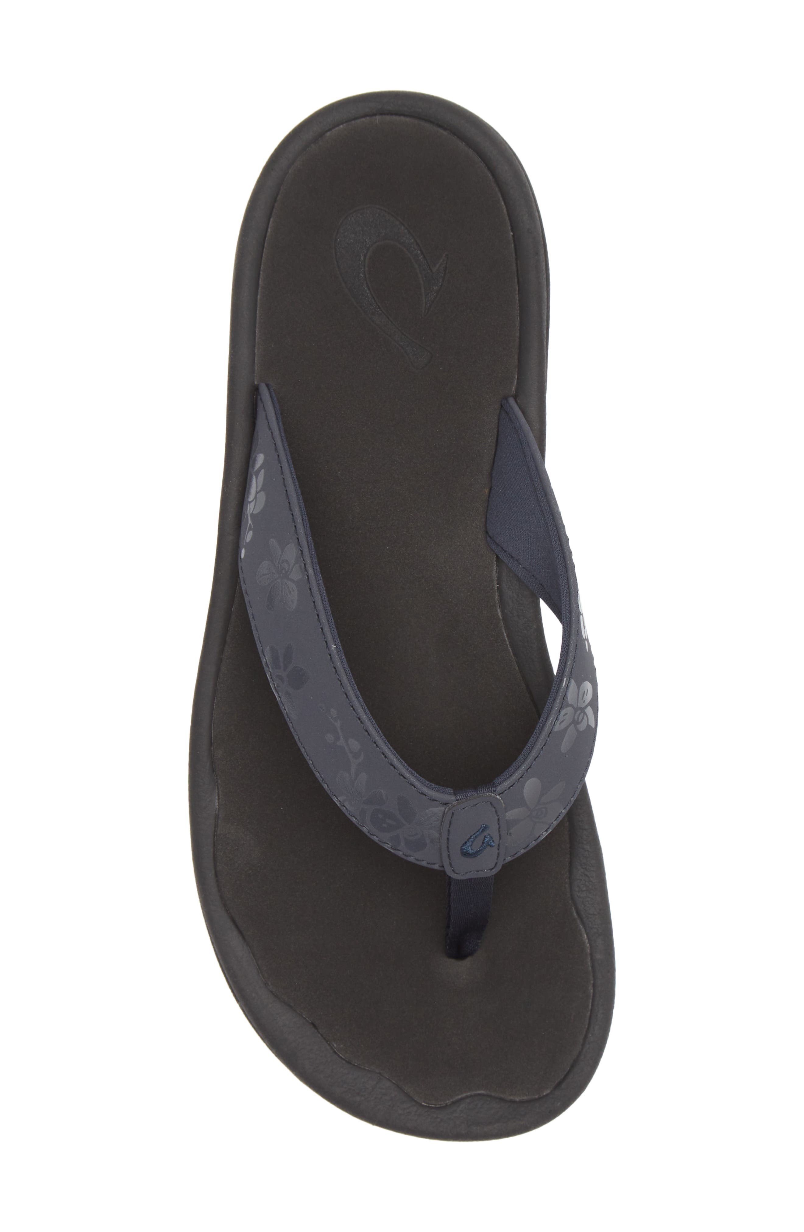 OluKai Ohana Flip Flop, Alternate, color, Trench Blue/ Orchid