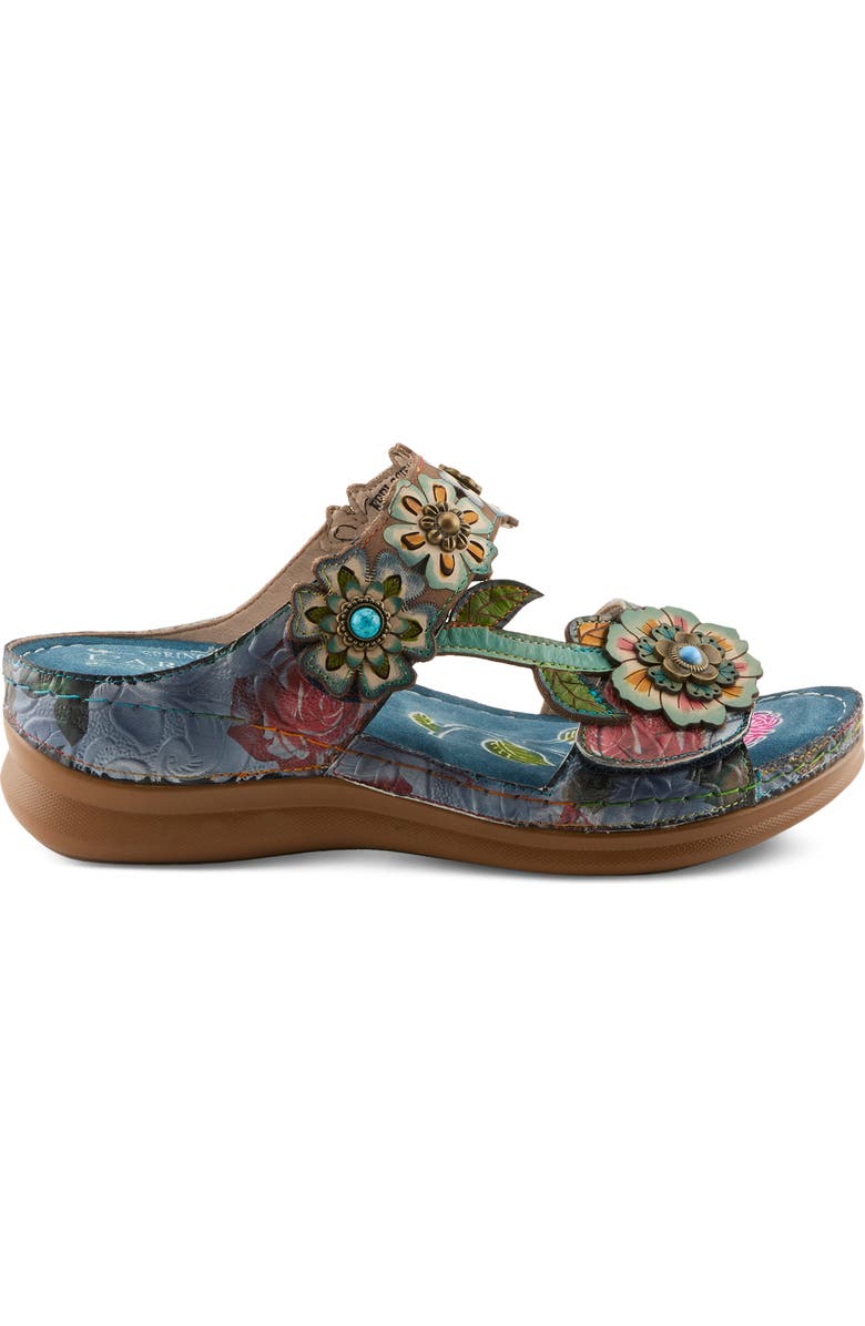 L'Artiste by Spring Step Feels Great Sandal, Alternate, color, Blue Multi