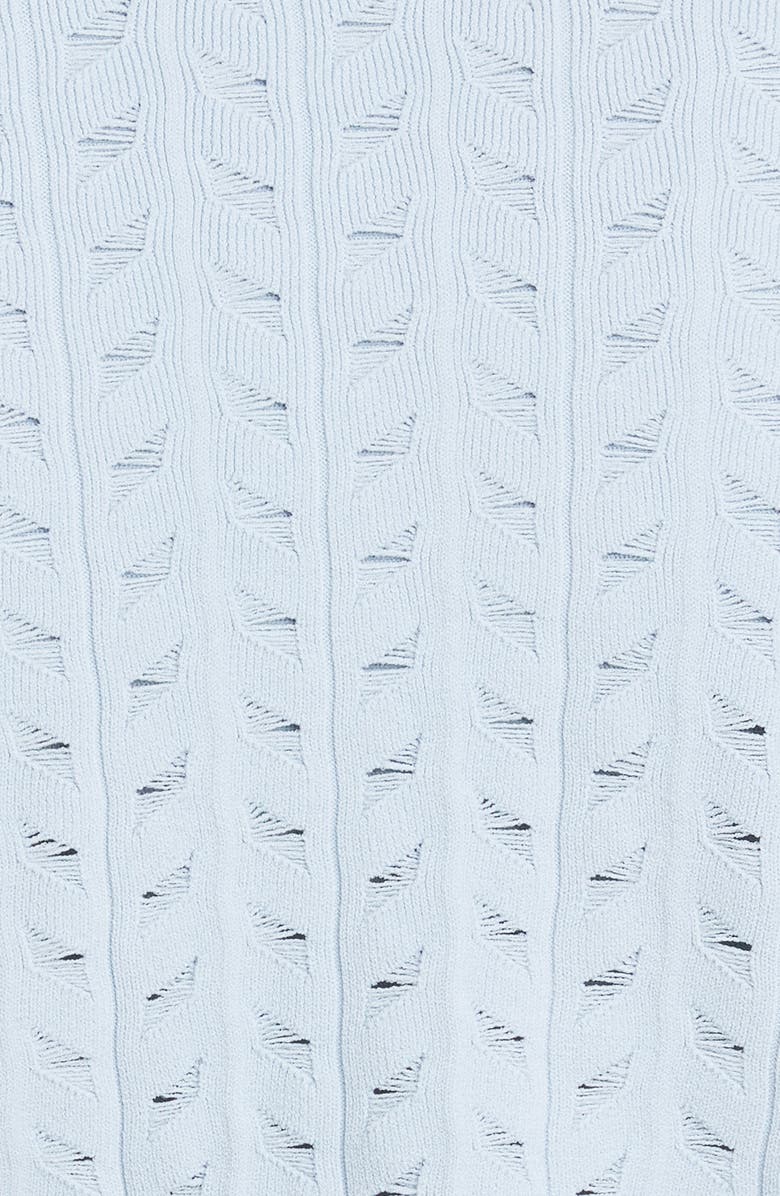 Adam Lippes Pointelle Compact Jacquard Cardigan, Alternate, color, 