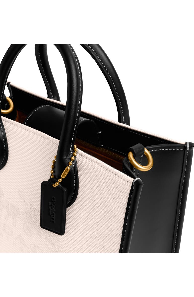 COACH Ace Canvas & Leather Tote, Alternate, color,