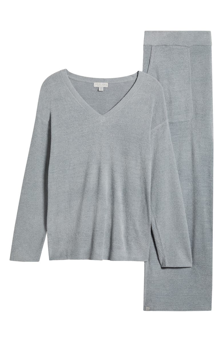 Barefoot Dreams<sup>®</sup> CozyChic<sup>®</sup> Ultra Lite<sup>®</sup> Knit Pajamas, Alternate, color,