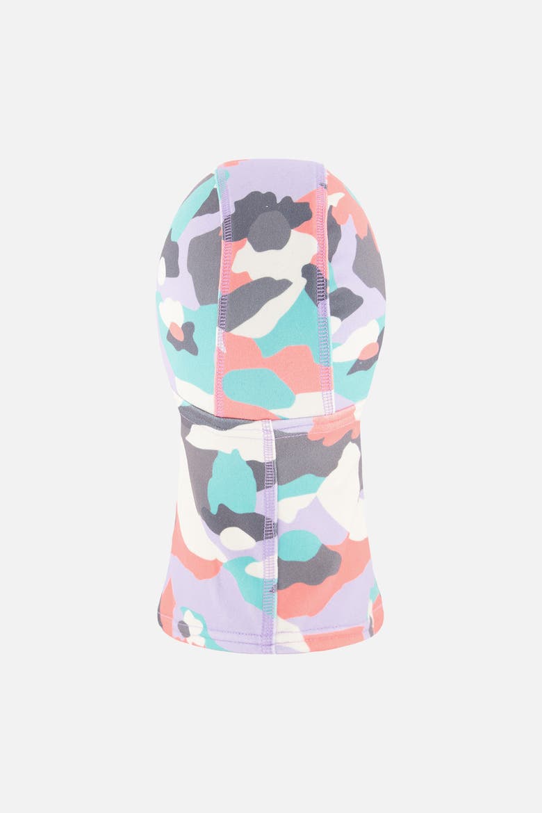 Camouflage Brushed Jersey Reflective Stretch Balaclava, Alternate, color, Coral Camouflage