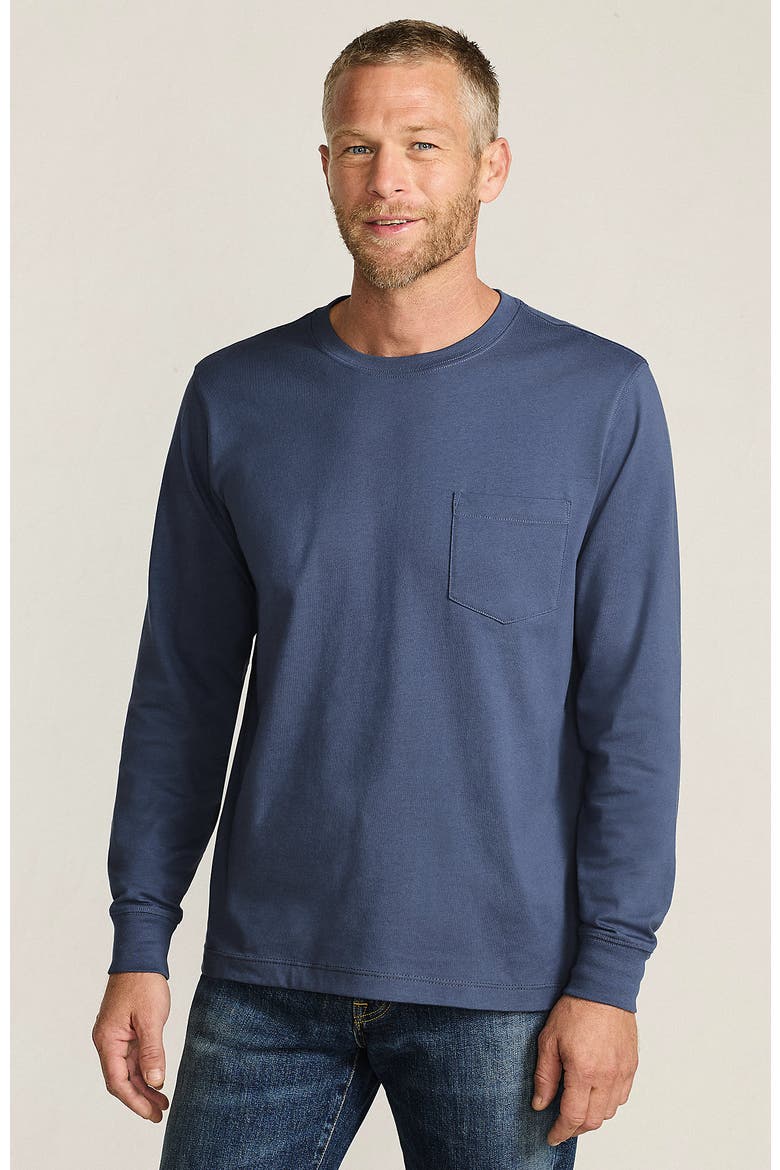 Super-t Long Sleeve T-shirt With Pocket, Main, color, Nightfall Blue