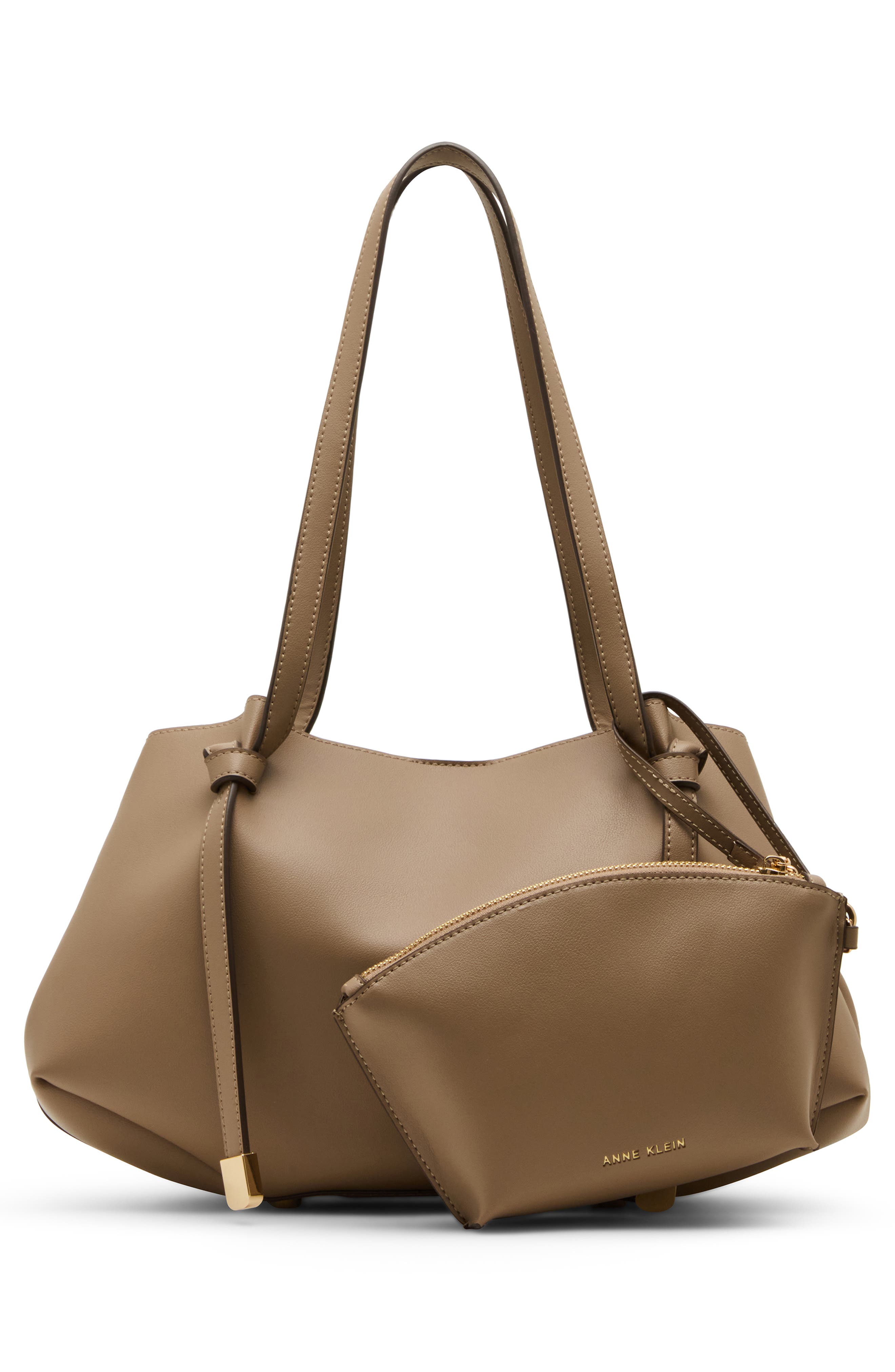 Anne Klein Small Tote Bag with Pouch, Alternate, color, 