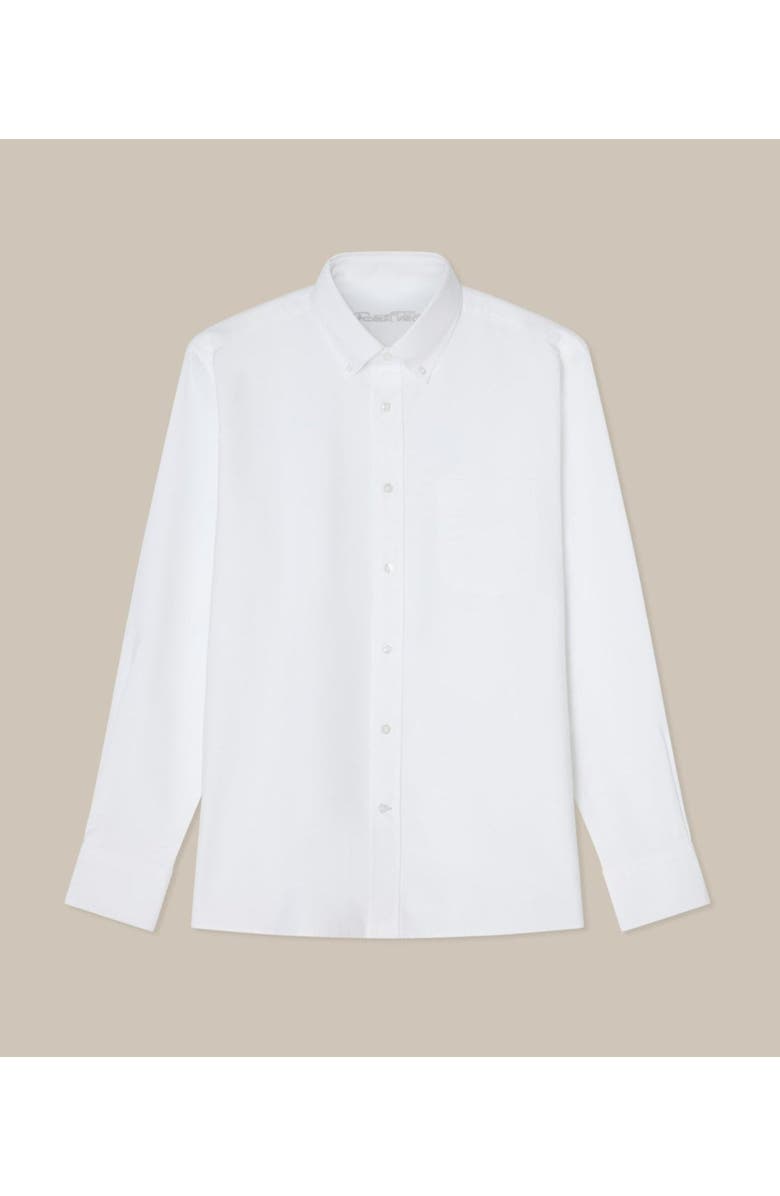 Robert Talbott Harrison Button Down Oxford Shirt, Main, color, White