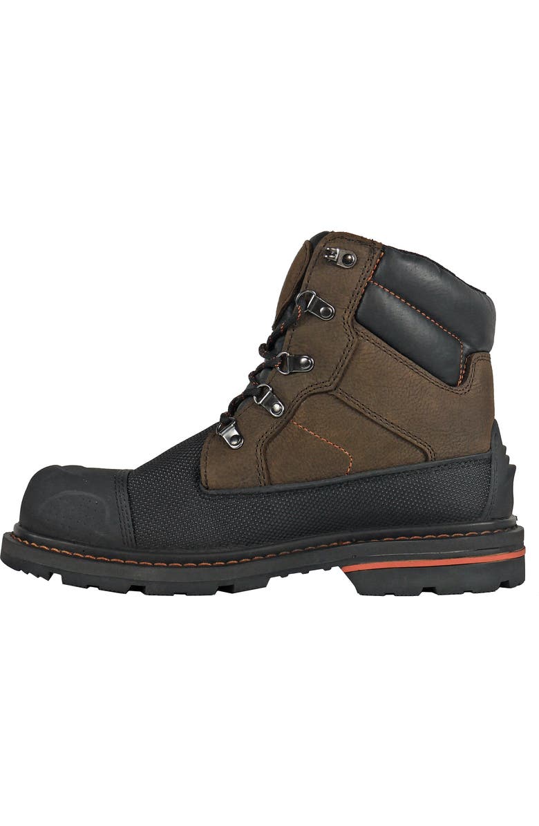 Hoss Boot Company HOSS K Tough Composite Toe Puncture Resistant Work Boot, Alternate, color, Black/Brown