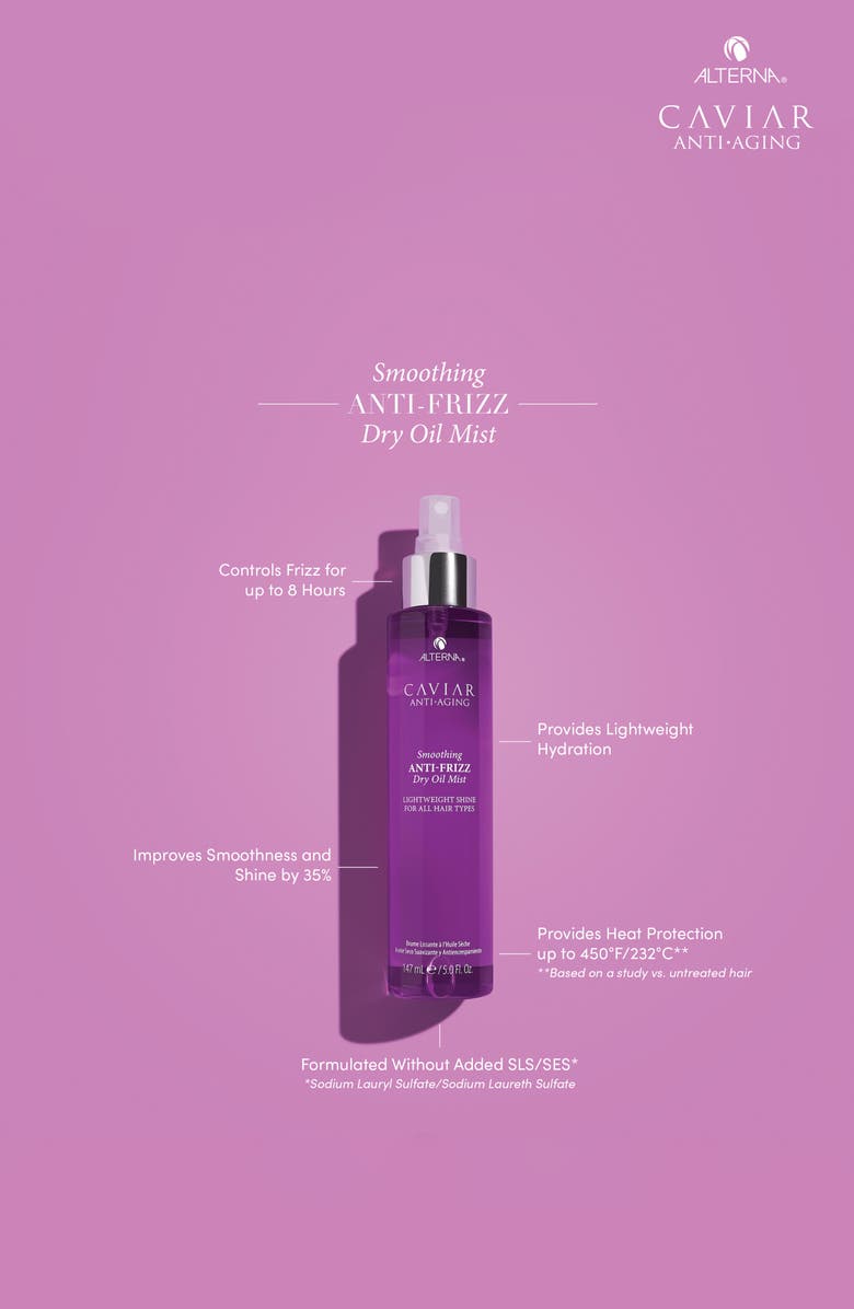 ALTERNA<sup>®</sup> Caviar Anti-Aging Smoothing Anti-Frizz Dry Oil Mist, Alternate, color, 
