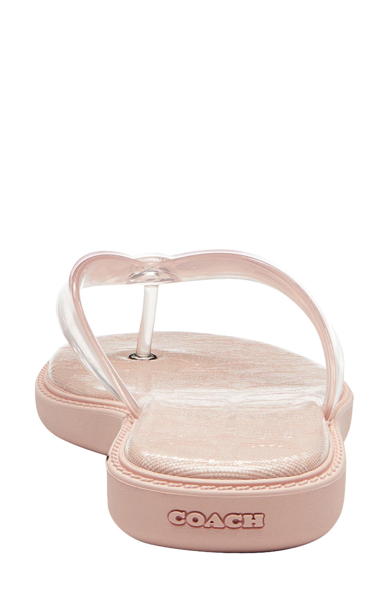 COACH Jelly Flip Flop, Alternate, color, Candy Pink