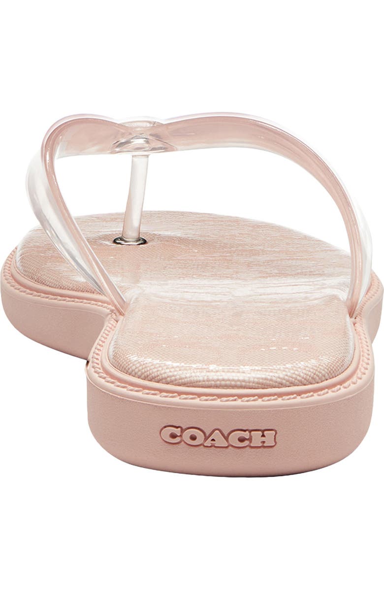 COACH Jelly Flip Flop, Alternate, color, Candy Pink