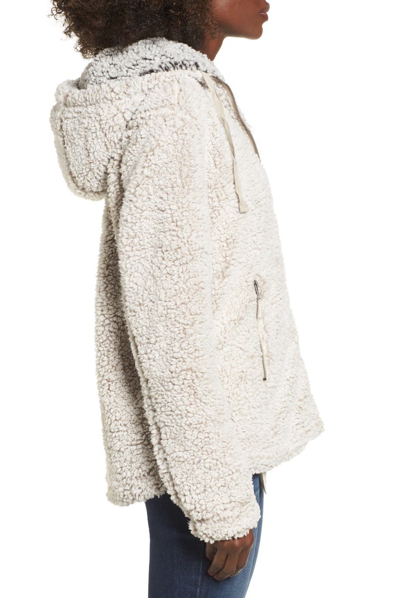 Brandon Fleece Jacket, Alternate, color, IVORY