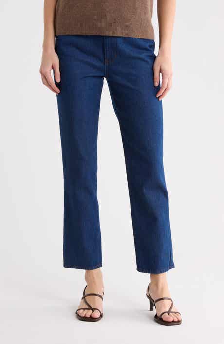 Joey High Waist Ankle Straight Leg Jeans