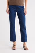 Veronica Beard Joey High Waist Ankle Straight Leg Jeans