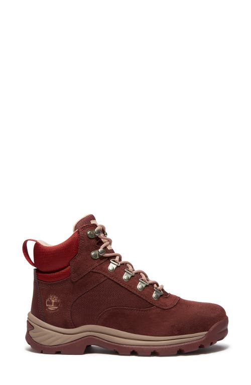Timberland Ledge Mid Waterproof Hiking Boot In Burgundy