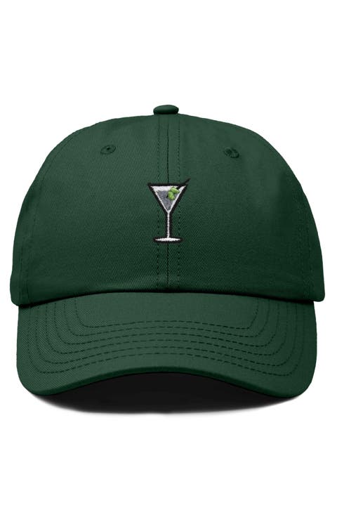 Martini Embroidered Casual Cap