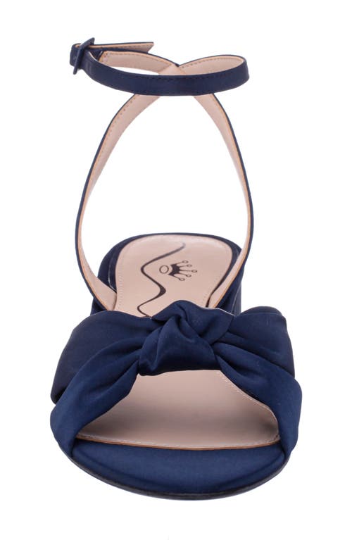 Nina Sulma Ankle Strap Sandal In Navy