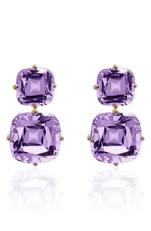 Gossip Double Drop Earrings