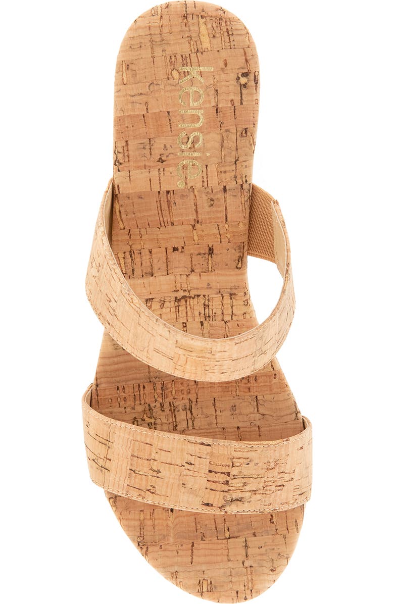 Kensie Jazzlyn Slide Sandal, Alternate, color, Cork