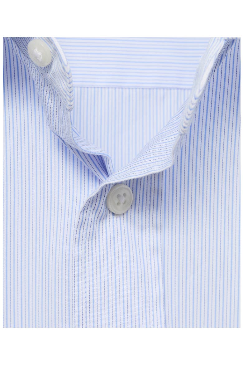 Regular Fit Stripe Cotton Button-Up Shirt, Alternate, color, WHITE