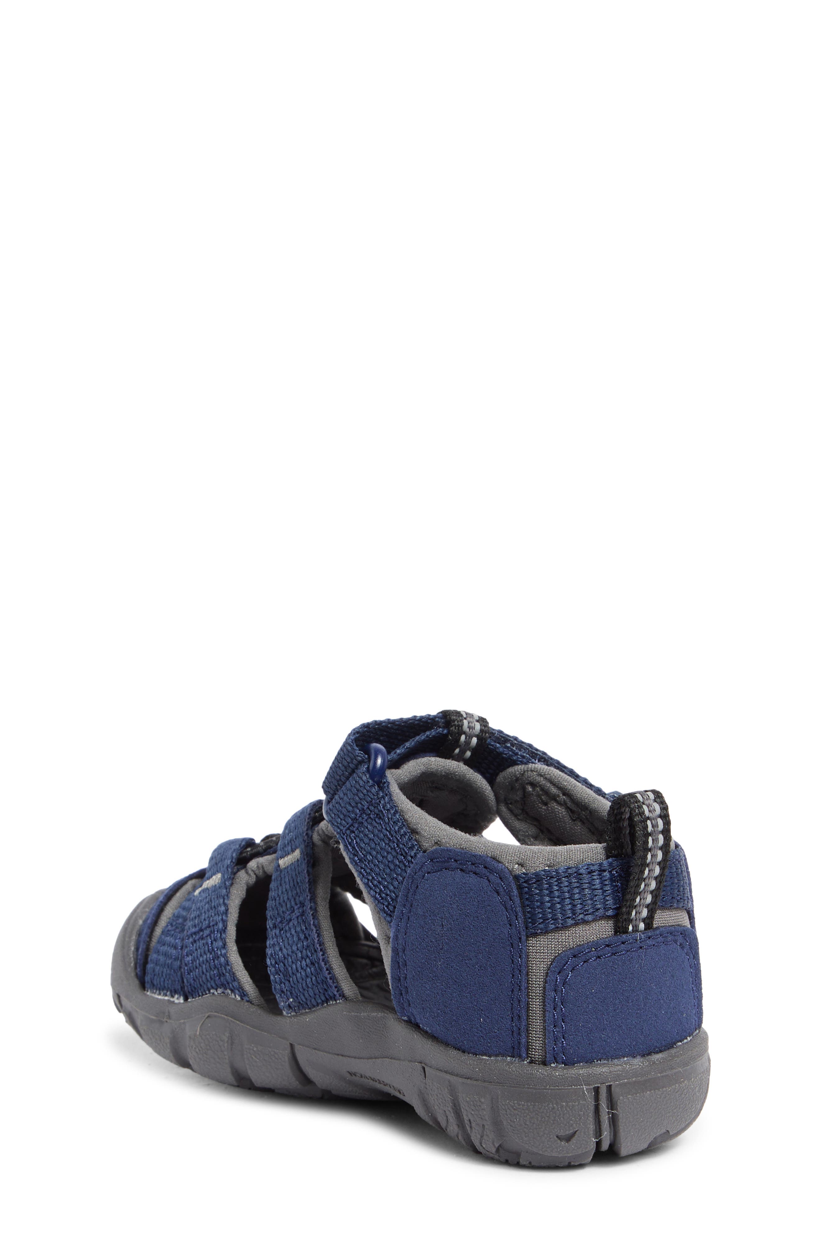 KEEN Kids' Seacamp II CNX Sandal, Alternate, color, Naval Academy/Drizzle