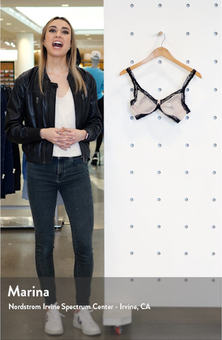 Speechless Sheer Underwire Bra, sales video thumbnail