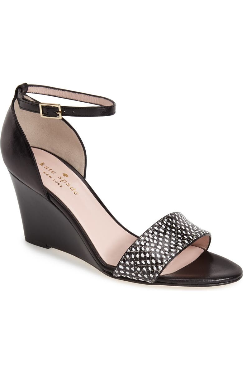 Kate Spade New York 'amanda' wedge sandal, Main, color,