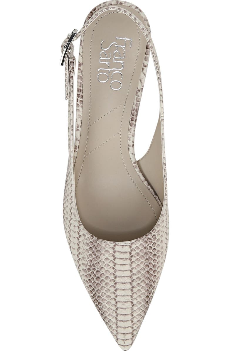 Franco Sarto Kate Slingback Kitten Heel Pump, Alternate, color, Grey
