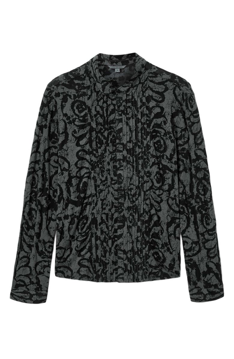 John Varvatos Florian Pintuck Detail Button-Up Shirt, Alternate, color,