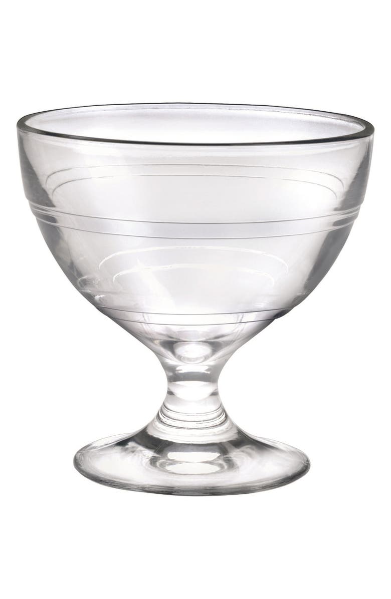 Duralex USA Gigogne Set of 6 Tempered Glass Ice Cream Cups, Main, color, 