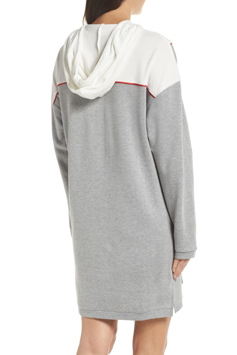 Oversize Hoodie Sweatshirt, Alternate, color, HEATHER GRAY