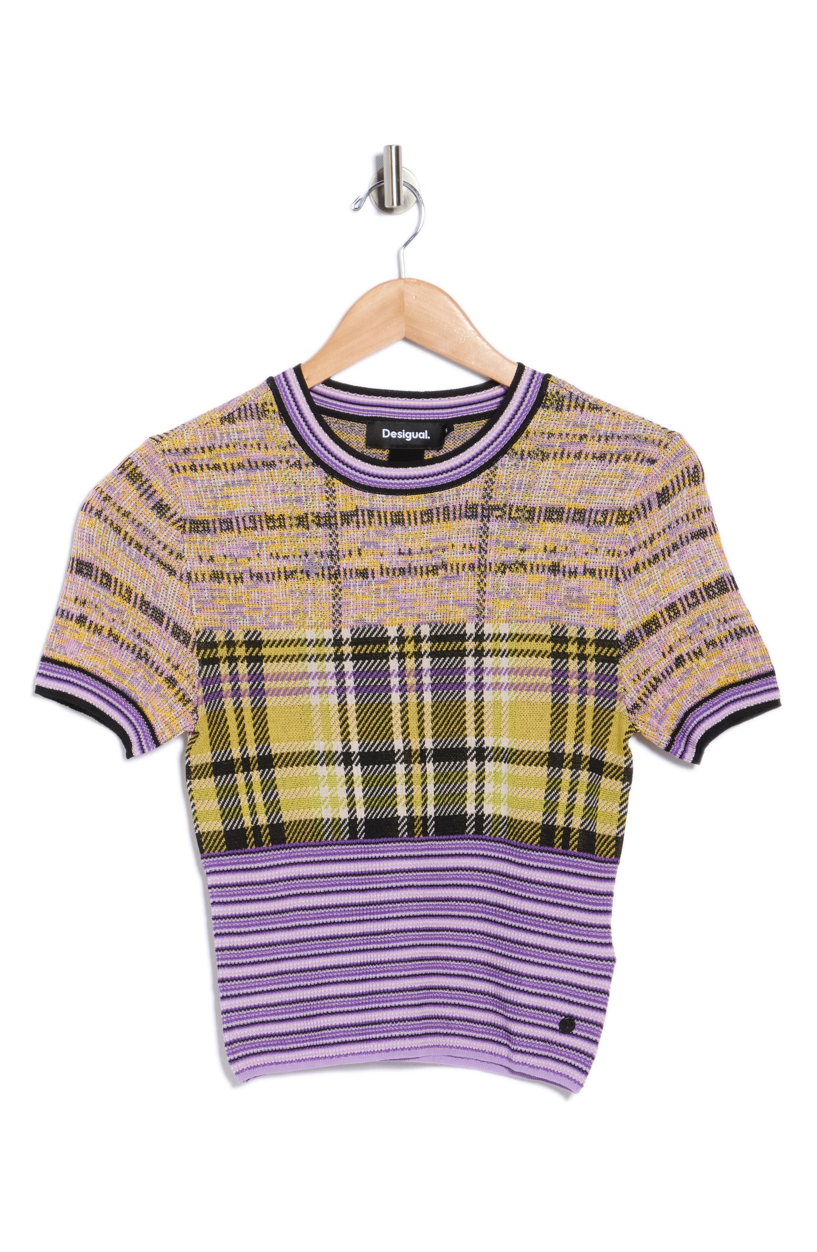 Desigual Short Sleeve Knit Top