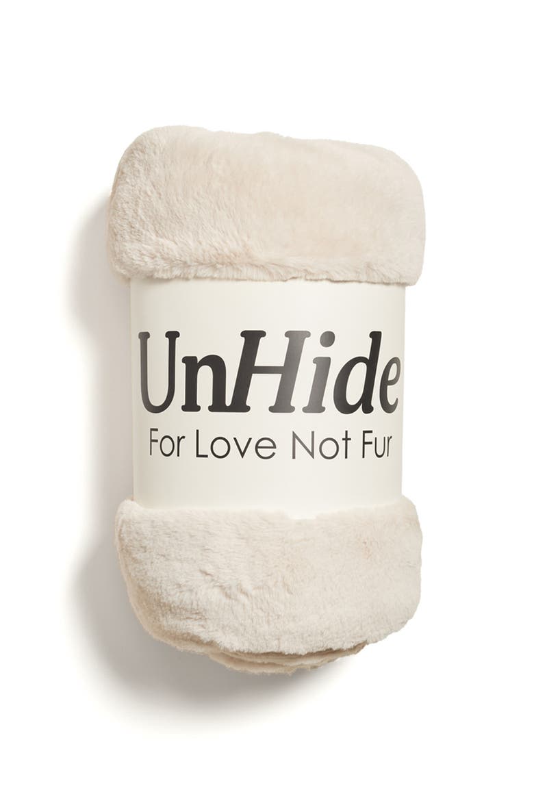 Cuddle Puddles Plush Throw Blanket, Alternate, color, BEIGE BEAR