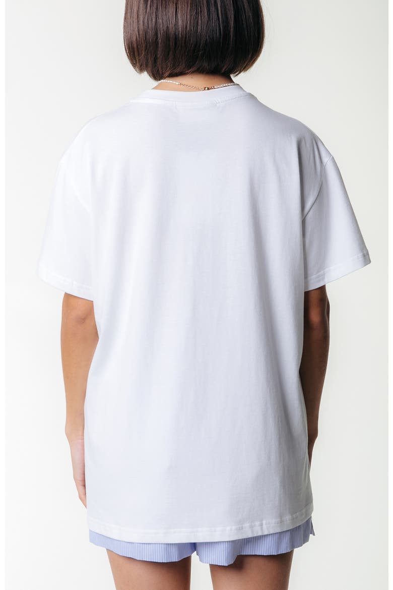 Island Life Loosefit Tee, Alternate, color, Standard white