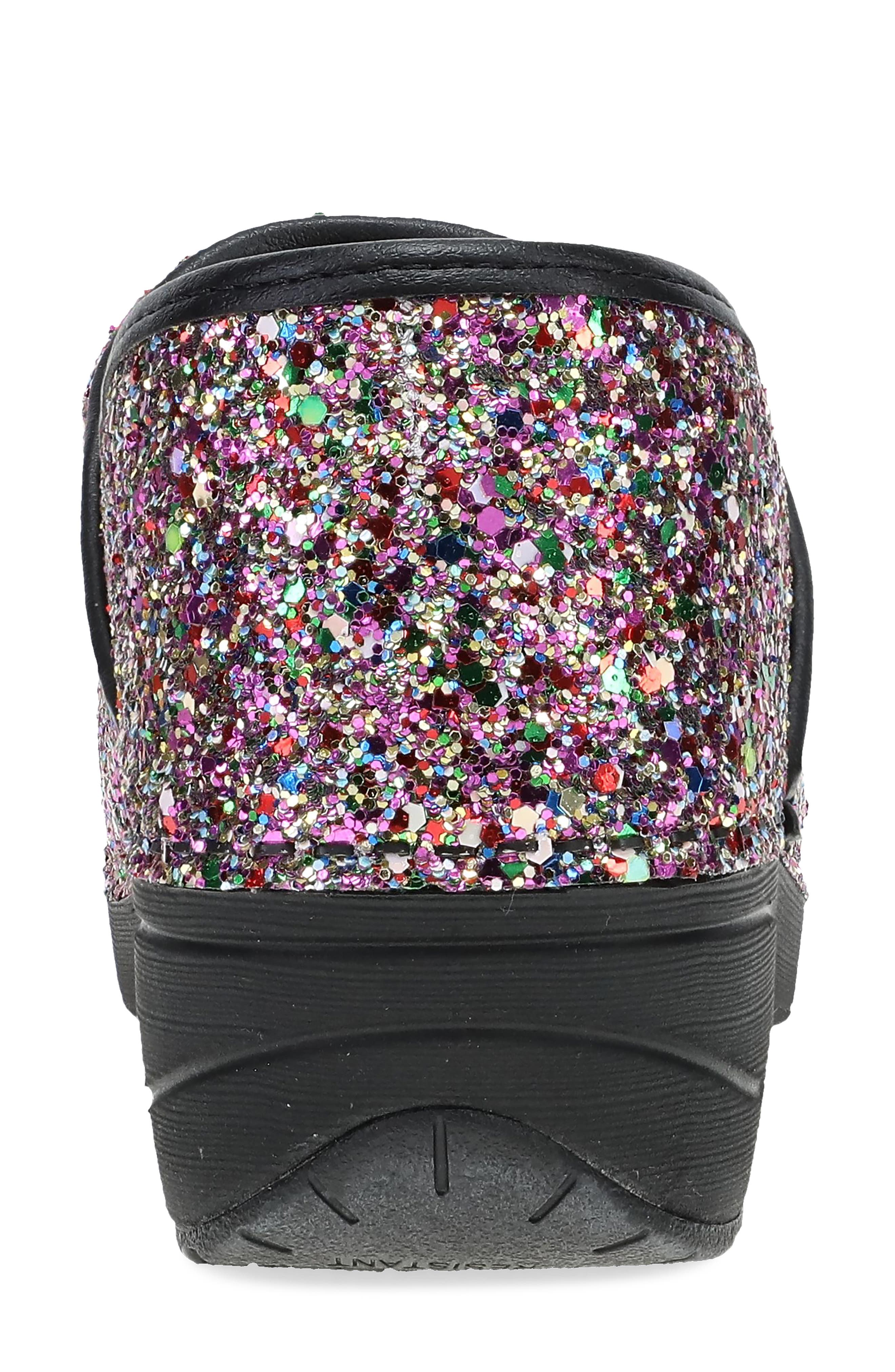 Dansko XP 2.0 Glitter Clog, Alternate, color, Party Glitter