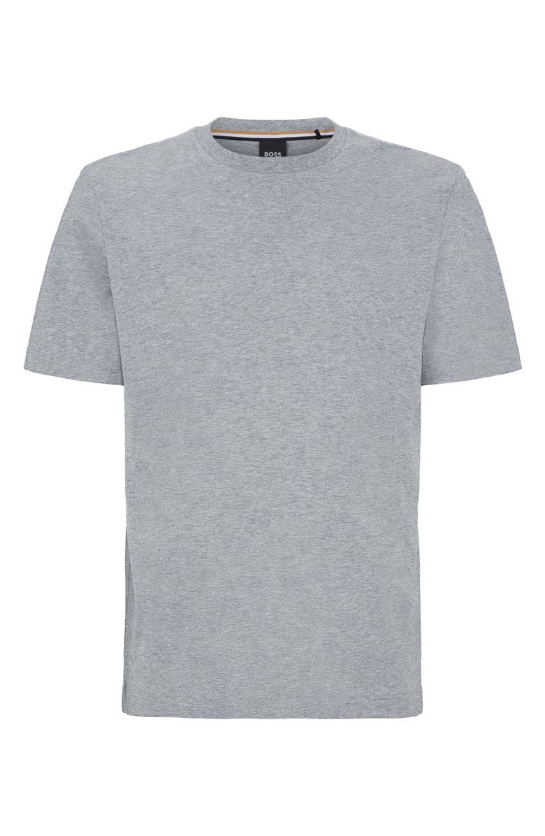 BOSS Thompson Solid T-Shirt, Main, color, Silver