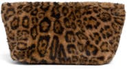 BCBG Faux Fur Oversized Clutch