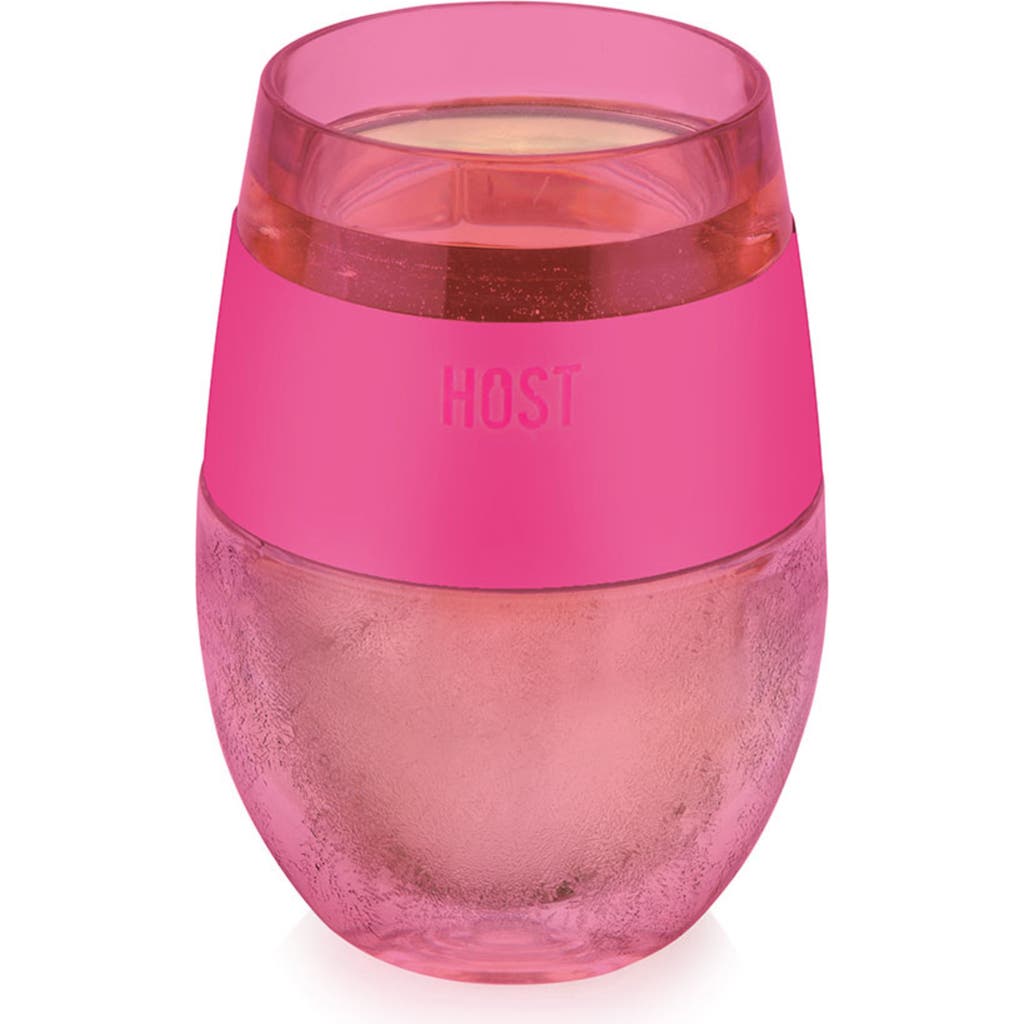 Host Wine Freeze Cooling Cup In Tinted Magenta