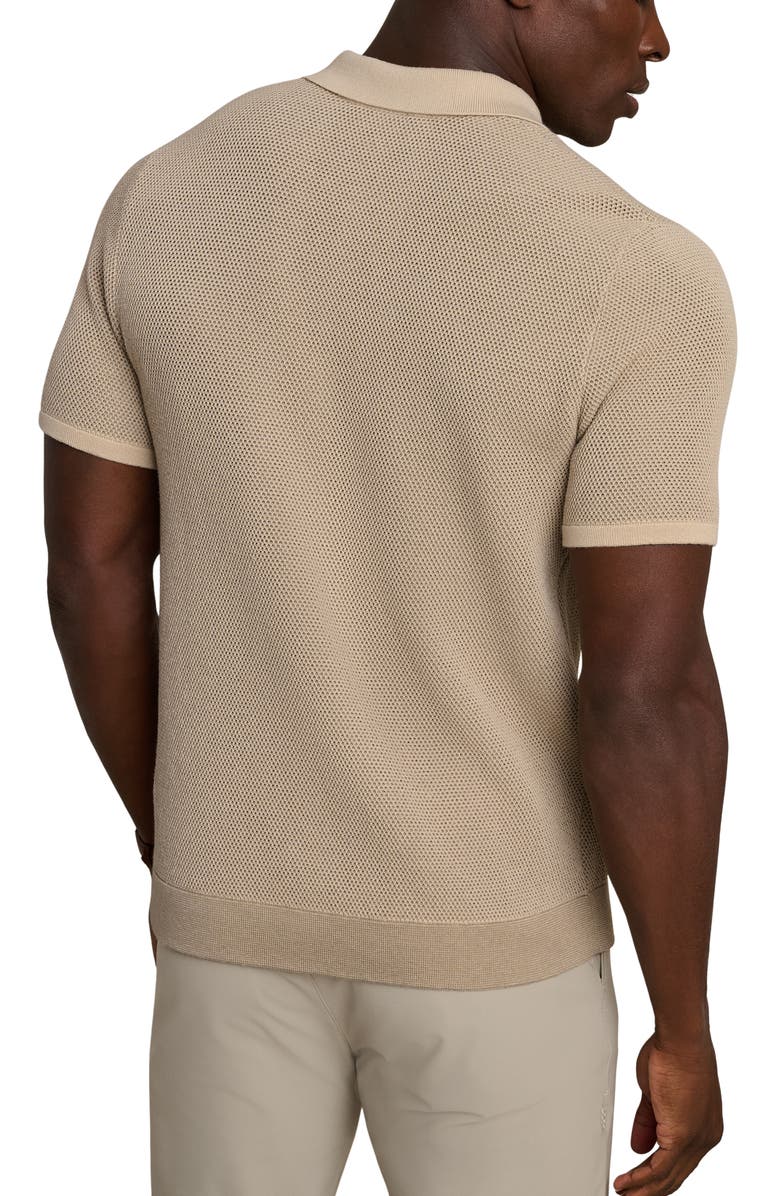 Rhone Mercer Knit Polo, Alternate, color, Bone