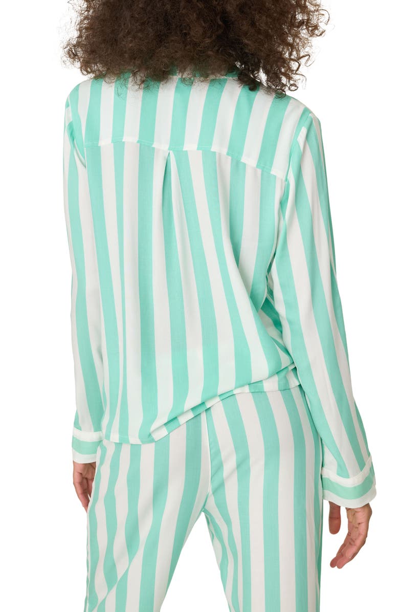 PJ Salvage Farmer Long Sleeve Pajama Top, Alternate, color, Ivory