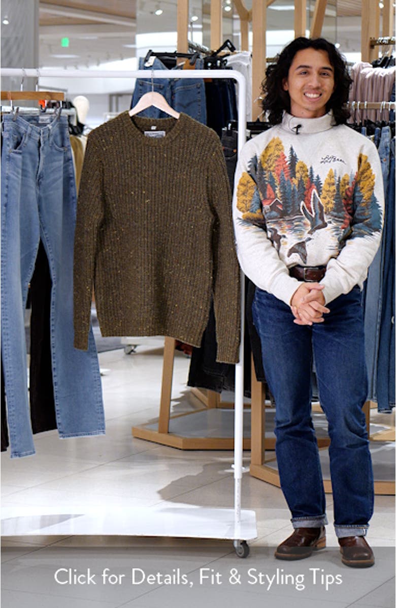 Donegal Wool Blend Sweater, sales video thumbnail