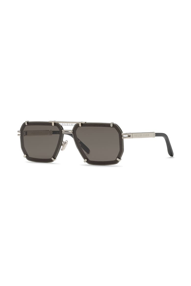 Sunglasses Plein Legacy Men, Alternate, color, black/greysteal
