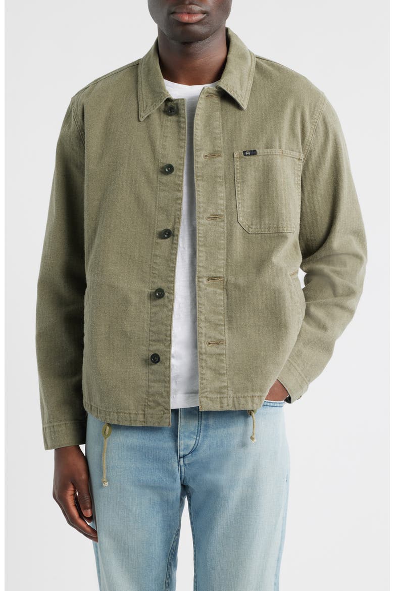 George Utility Shirt Jacket, Main, color, DUSTY SAGE