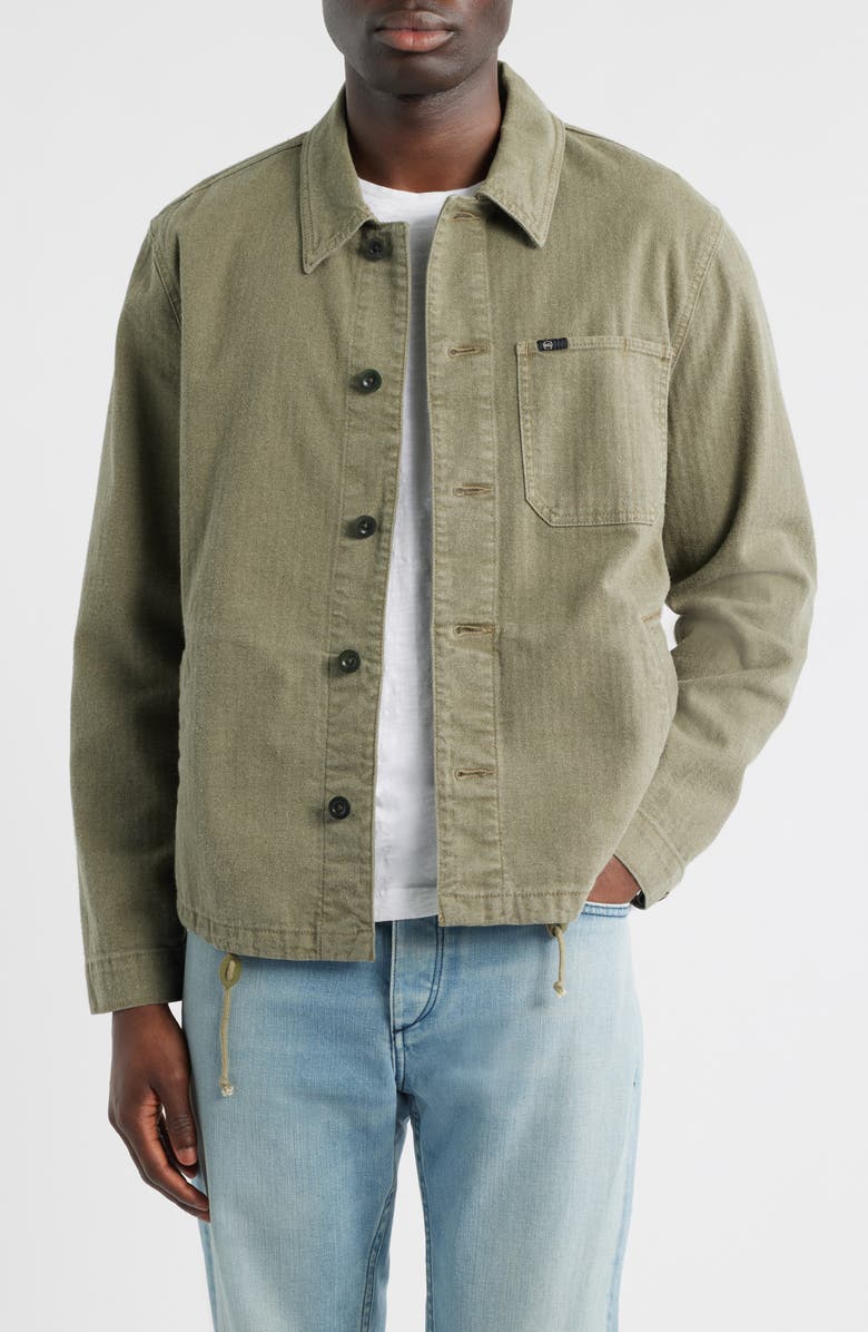 AG George Utility Shirt Jacket, Main, color, Dusty Sage