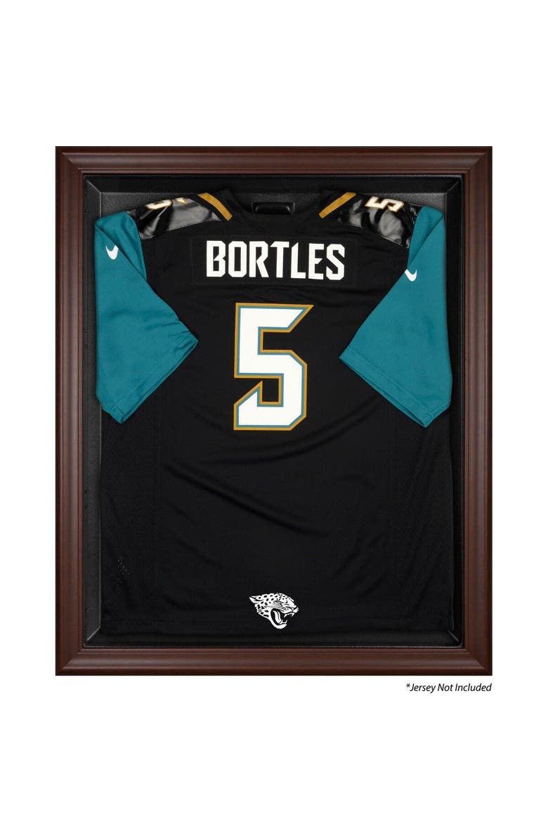 FANATICS AUTHENTIC Jacksonville Jaguars (2013-Present) Brown Framed Jersey Display Case, Main, color, 