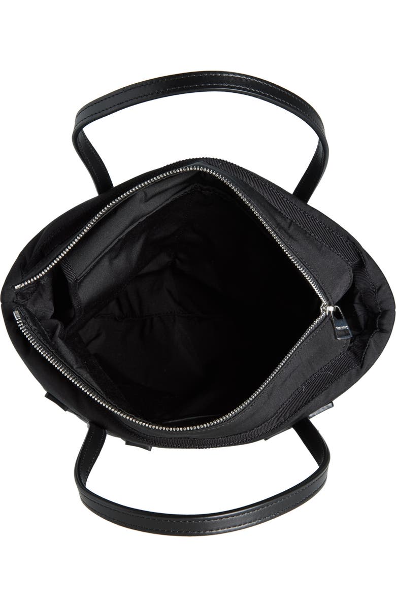 JW Anderson Small Anchor Puffy Canvas Tote, Alternate, color, Black