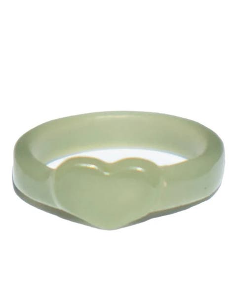 Heart Jade ring