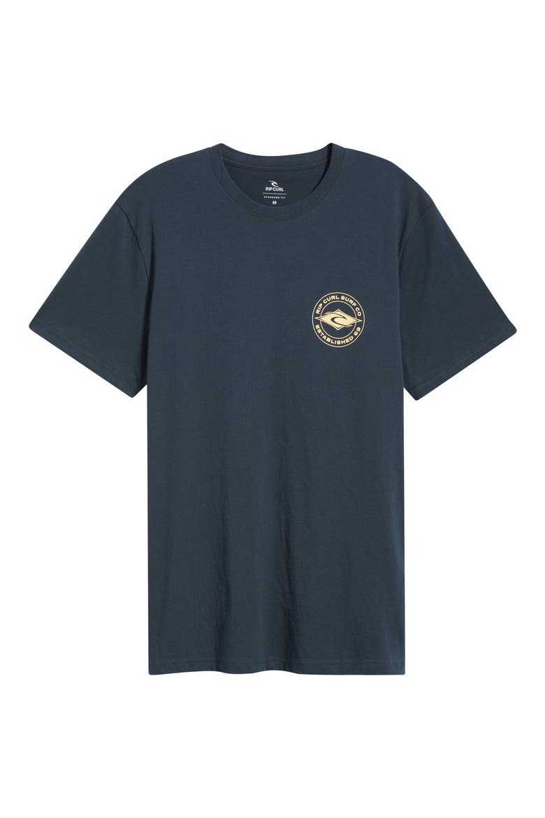 Logo Graphic T-Shirt, Alternate, color, DARK NAVY