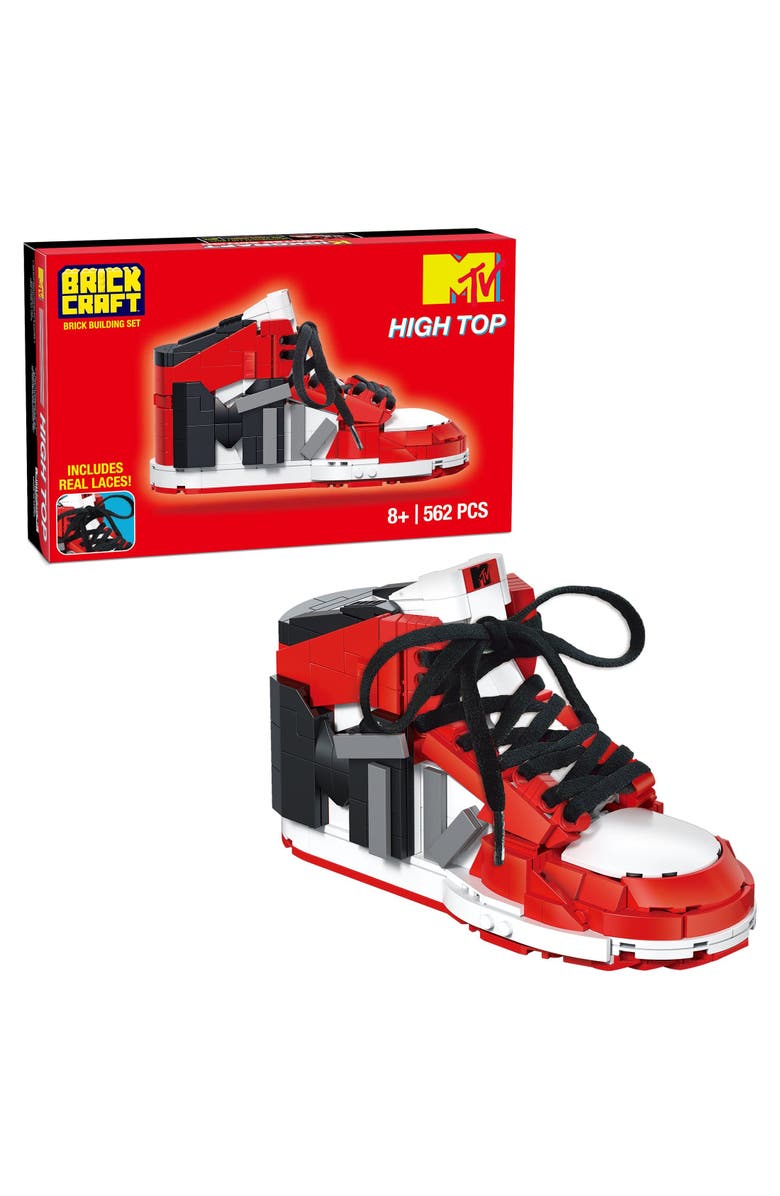 Brickcraft MTV High Top Building Set, Main, color, Black